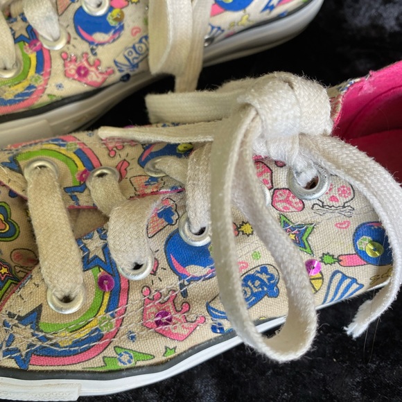 Womens Size 6 Airwalk Tennis Shoes Sneakers Funky! Like Converse! - Picture 2 of 5